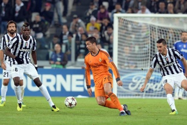 cristiano ronaldo real madrid vs juventus champions league 2015