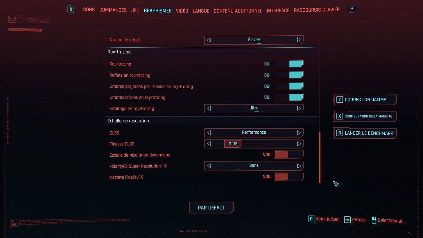Réglages graphique RTX 3070 sur le forum Cyberpunk 2077 - 02-08-2022 08 ...