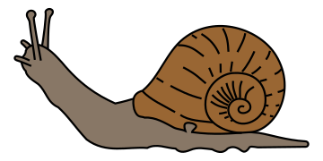 File:Snail facing left.svg
