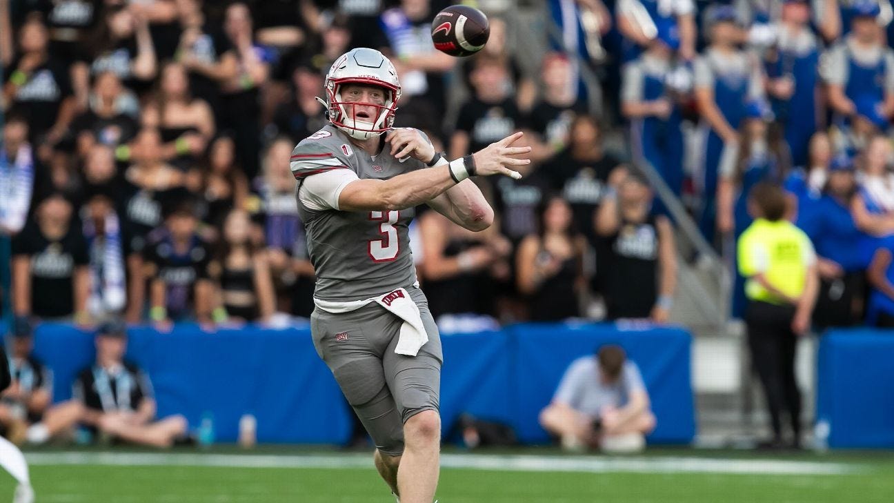 QB Matthew Sluka, who left UNLV over NIL dispute, enters portal - ESPN