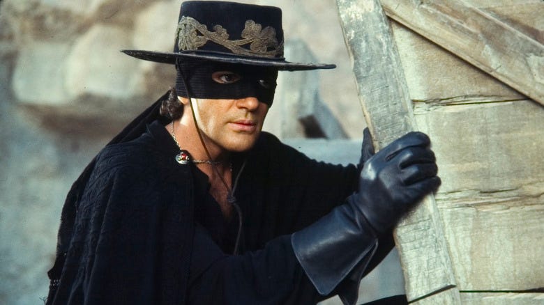 The Mask of Zorro sword glint