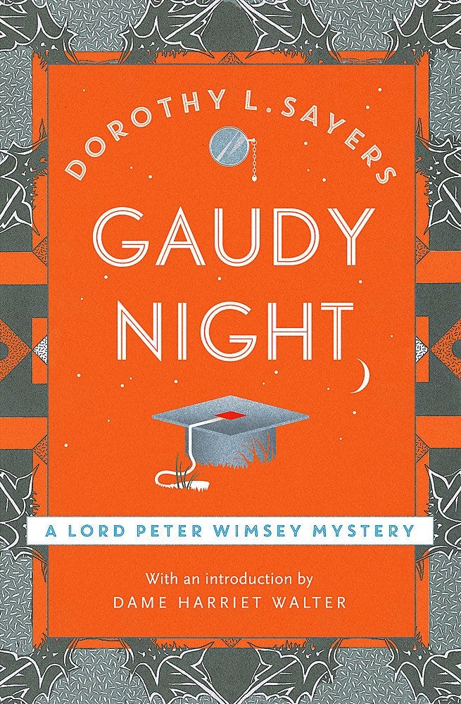 Gaudy Night by Dorothy Sayers book cover