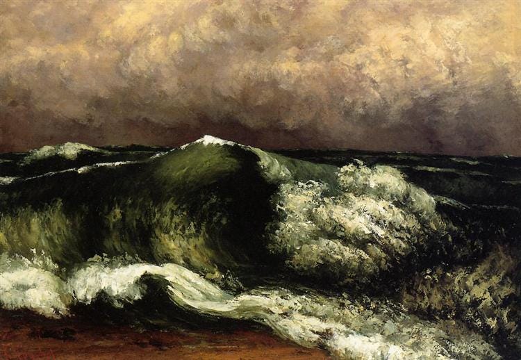 The Wave, 1869 - Gustave Courbet