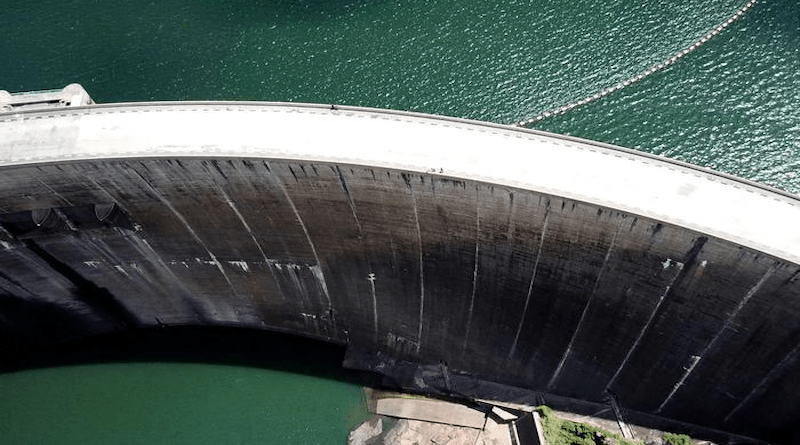 Kariba dam on the Zambezi river. Credits DAFNE Project Politecnico di Milano - ATEC-3D