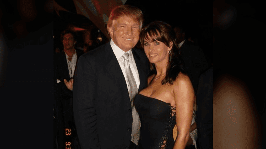 President Trump and ex-Playboy model Karen McDougal (Credit:{&nbsp;}Karen McDougal/Twitter via MGN.).