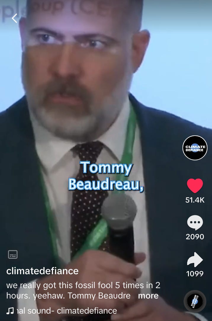 Climate Defiance and Tommy Beaudreau