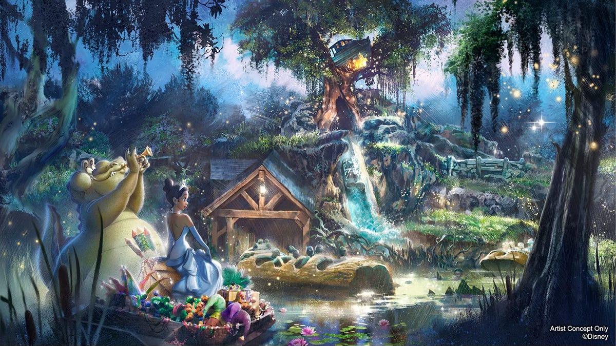 Tiana's Bayou Adventure Disney ride preview