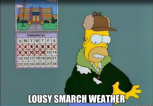 Lousy Smarch Weather memes | quickmeme