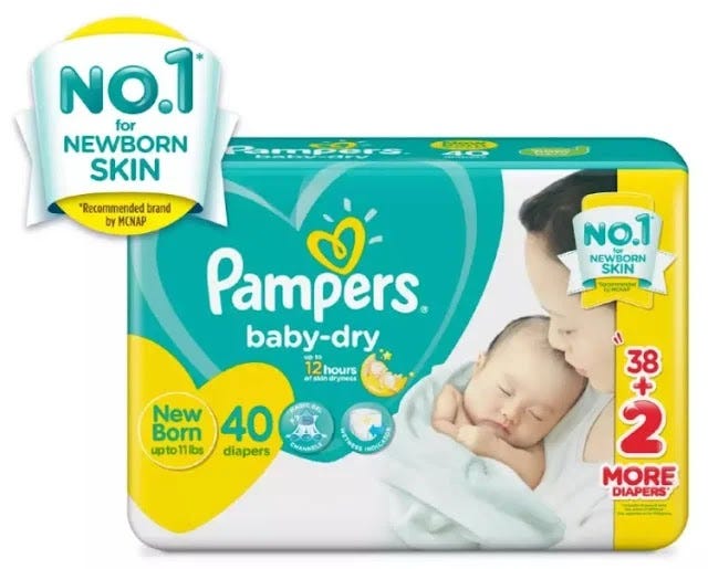 Pampers Baby-Dry diaper for newborns