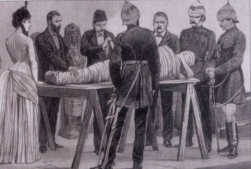 Victorian Party People Unrolled Mummies For Fun - Atlas Obscura