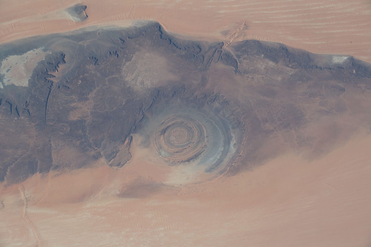 "Eye of the Sahara" -- the Richat Structure -- "in northwestern ...