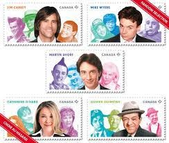 Canada Commemorates Comedians | virtualstampclub.com