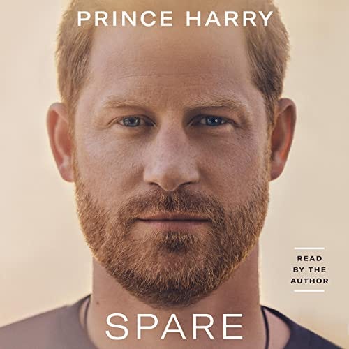 Cover of Prince Harry's audiobook, Spare