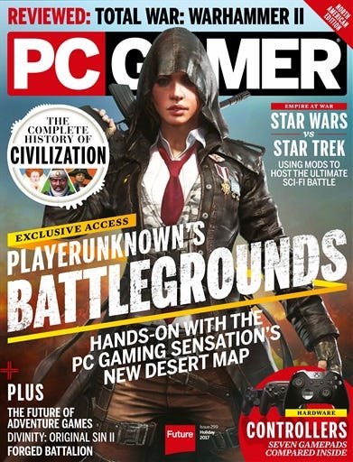 PC Gamer (US Edition) Magazine - Xmas 2017 Back Issue