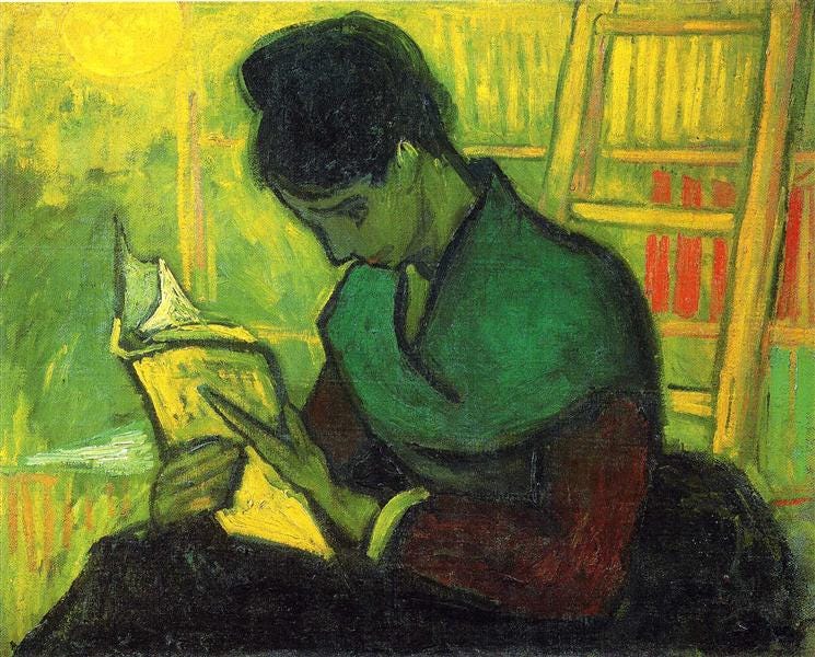 The Novel Reader, 1888 - Vincent van Gogh