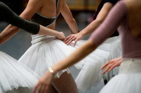 Danseuses en répétition
