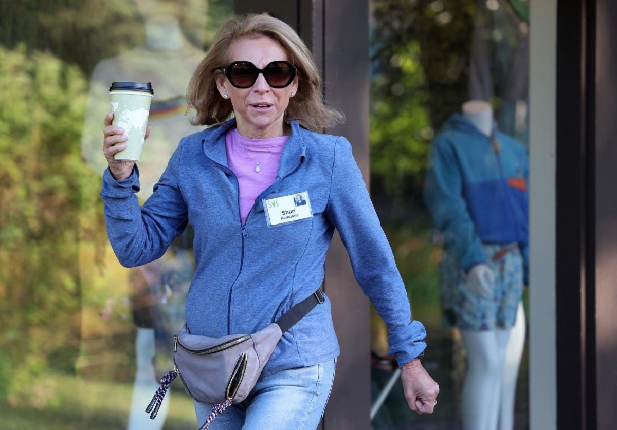 Media mogul and heiress Shari Redstone reportedly looks to sell her ...
