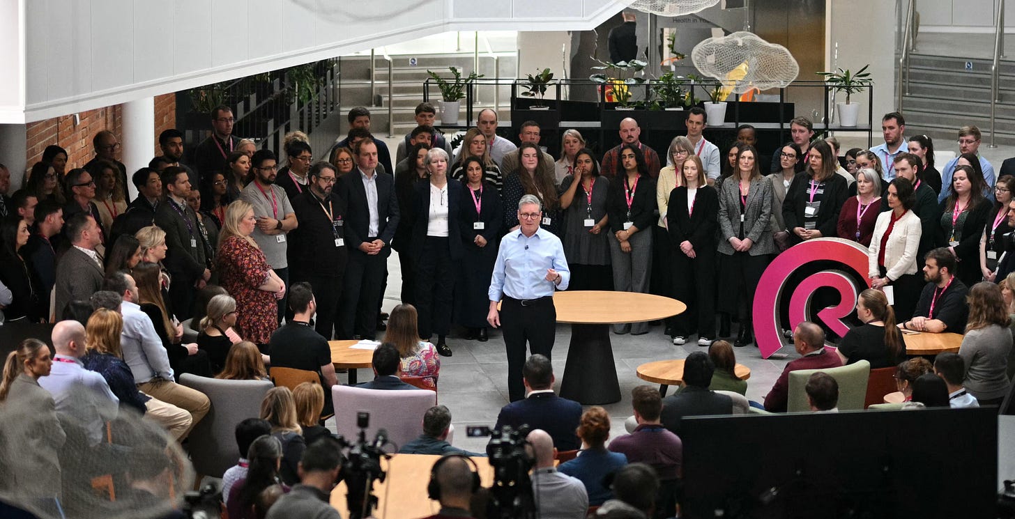 Keir Starmer announces major Whitehall reforms in speech — as it happened