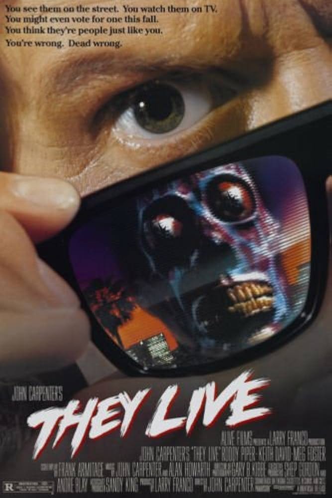 They Live (1988) Movie Poster 24"x36"