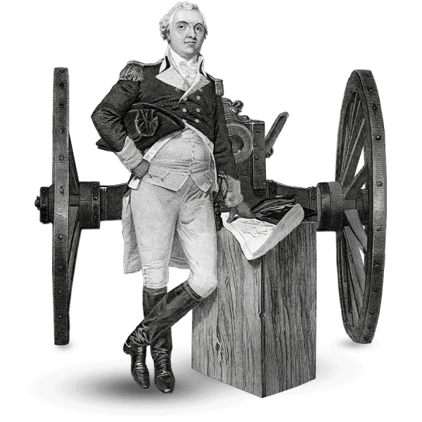 General Henry Knox – Standing By Cannon | Knox Museum