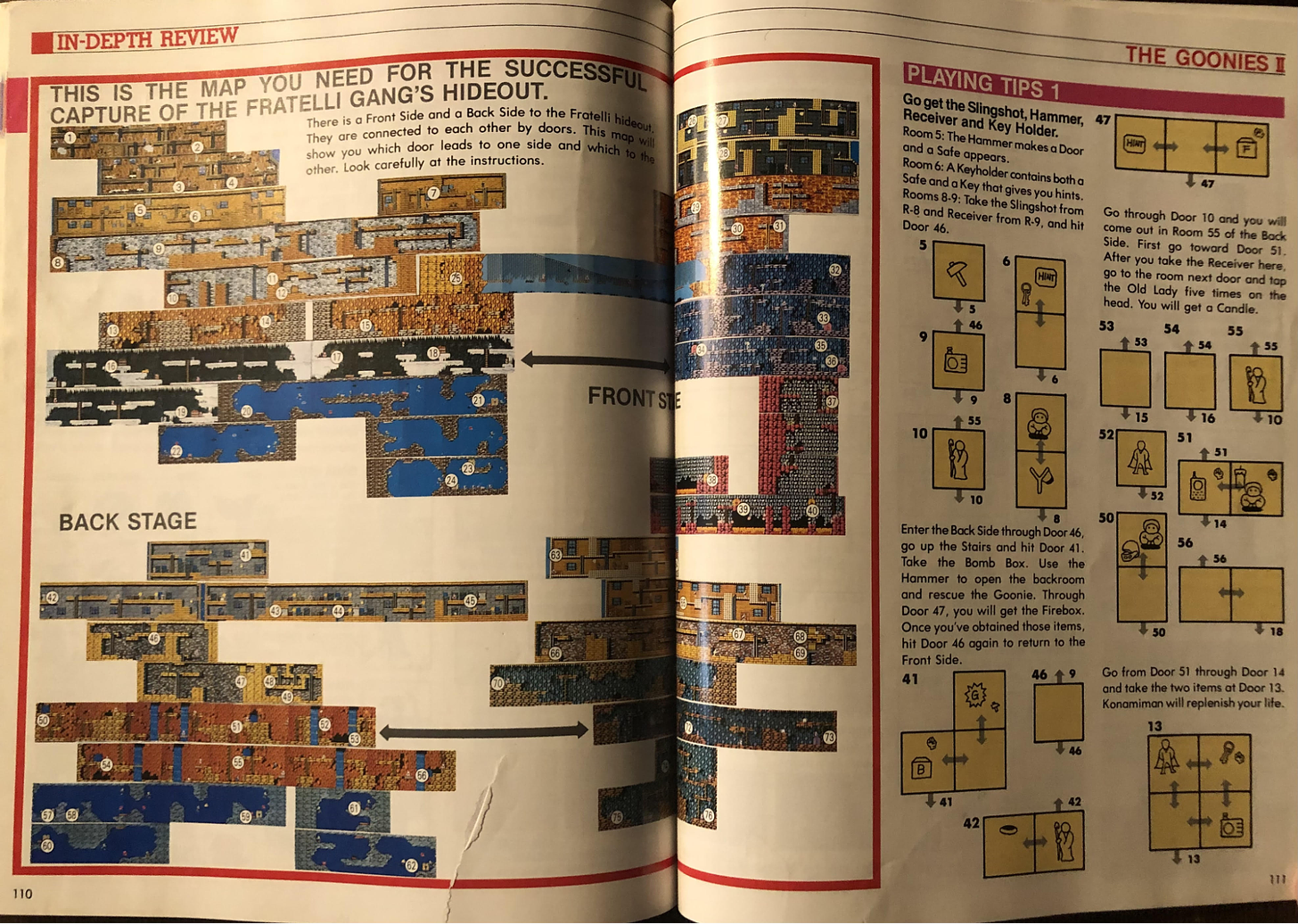 A photo of a physical guide for Legend of Mana, showing off maps, where to go, and why.