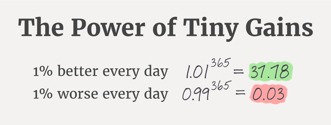 the power of tiny gains graphic