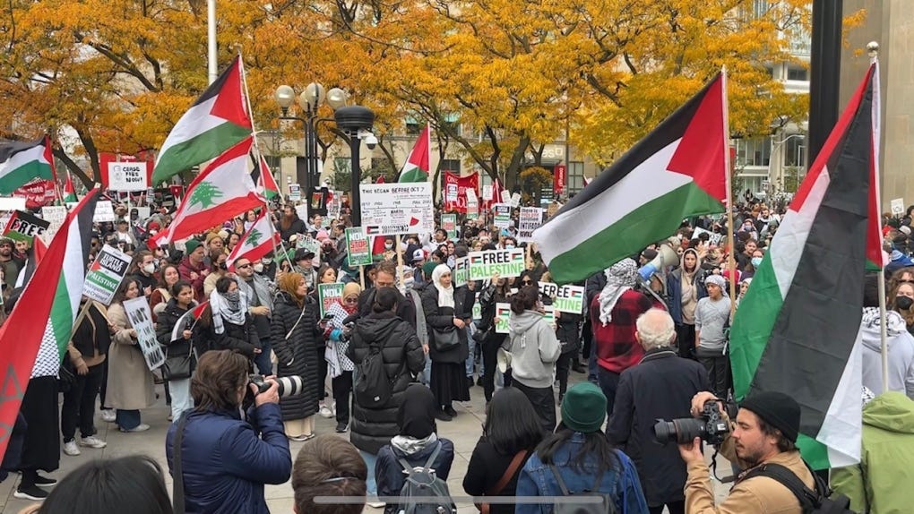 Pro-Palestinian, pro-Israeli rallies held in Toronto | CP24.com
