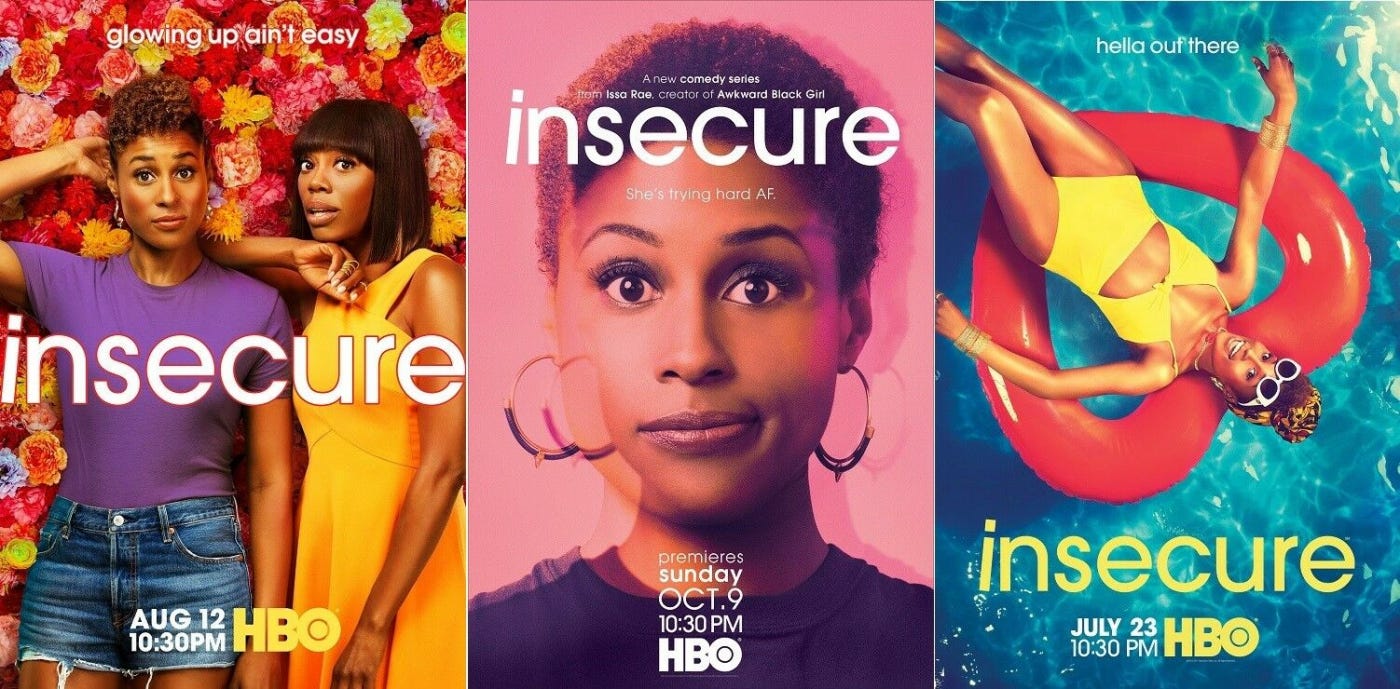 Insecure Issa Rae TV Series Season 1 2 3 posters for sale