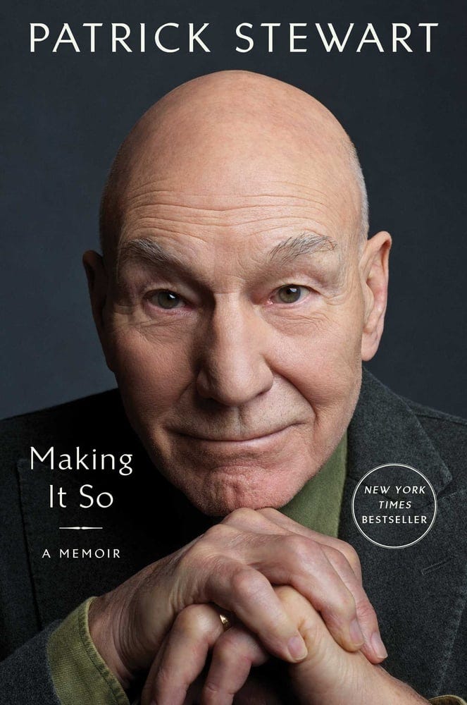 Book cover for MAKING IT SO by Patrick Stewart