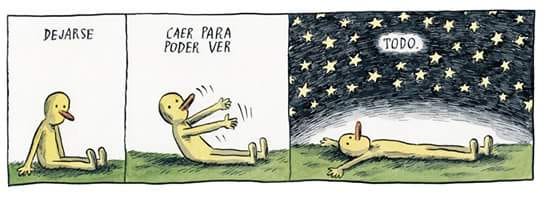 Còmic dibuixat per Liniers.