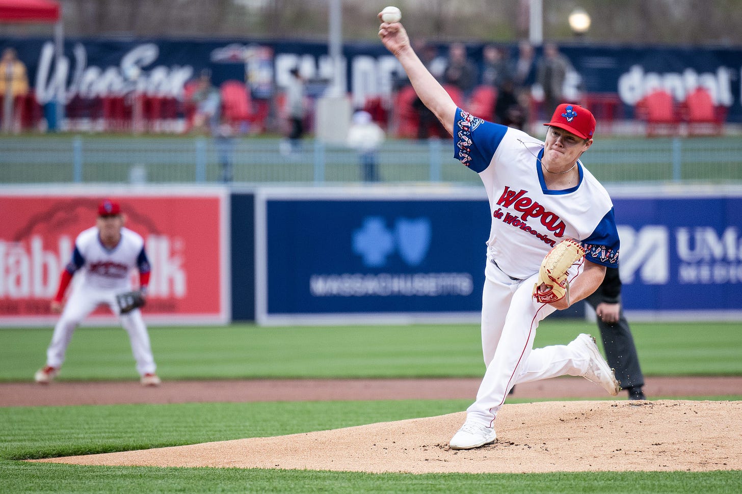 WooSox pitcher Richard Fitts finds himself in top sports rivalries