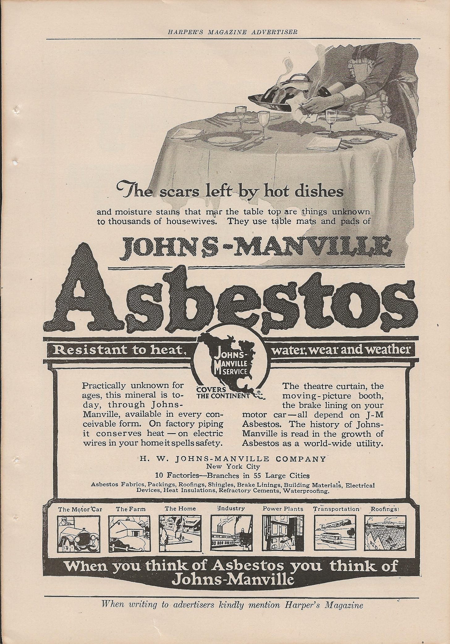 Historical advertising (asbestos) - ENV | Funny vintage ads, Old ads ...