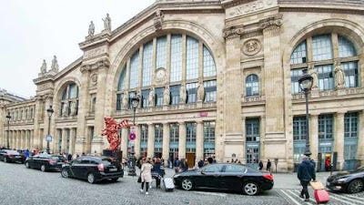 Gare du Nord station in Paris