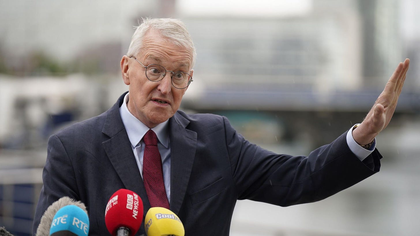 Hilary Benn: New NI secretary says Casement Park 'will be built' - BBC News