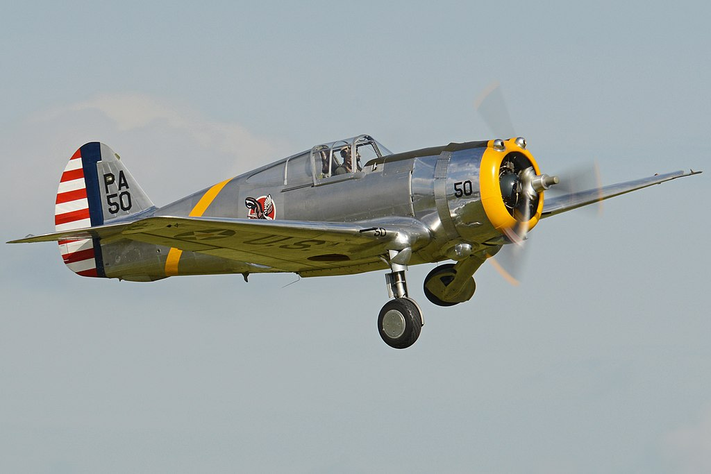 Curtiss P-36C Hawk ‘PA-50’ (G-CIXJ) (35522160474).jpg