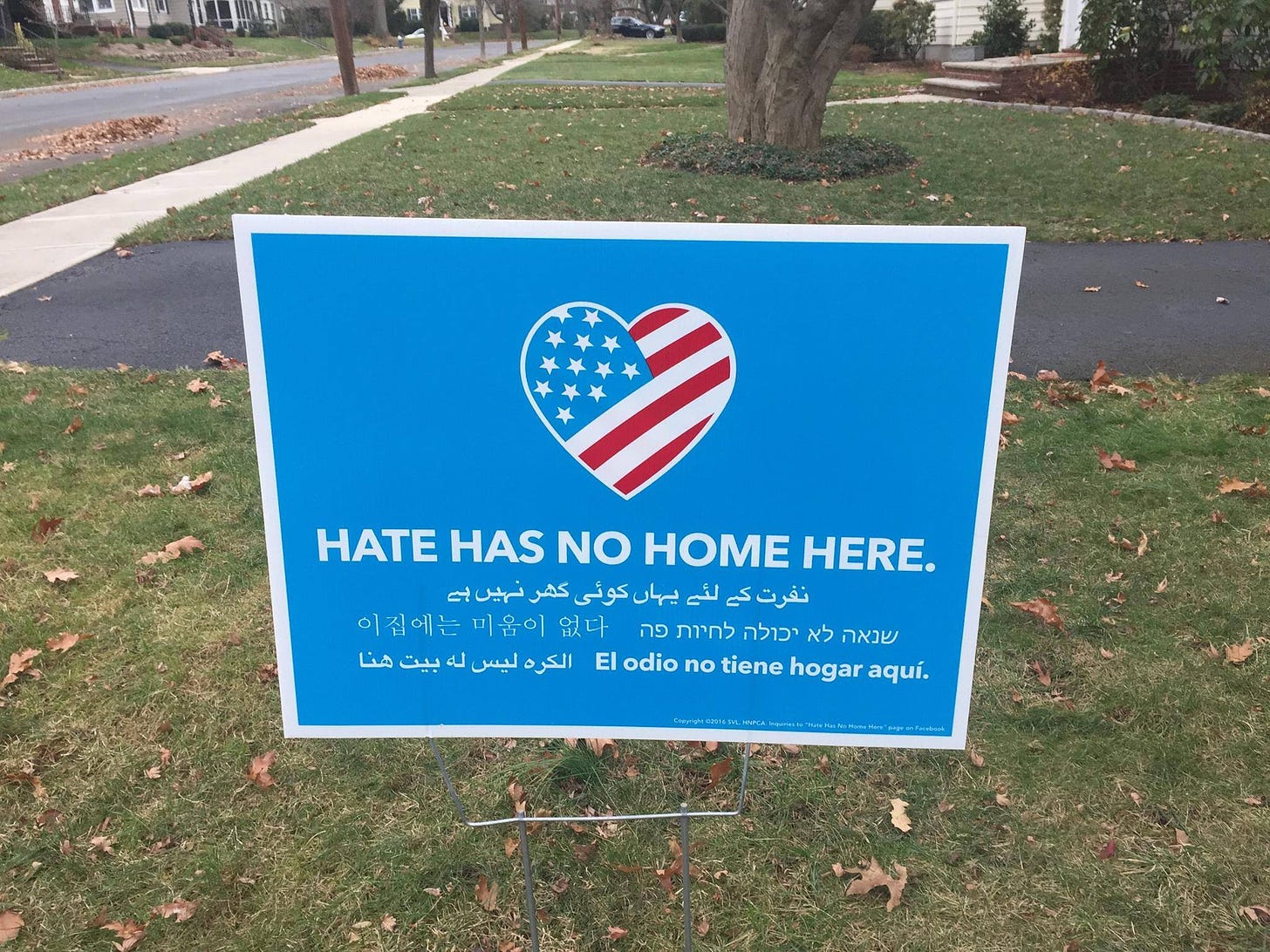 Hate Has No Home Here Yard Sign & Stake