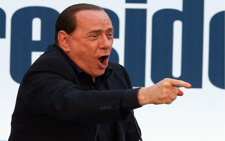 Siete ancora oggi, e come sempre, dei poveri comunisti": l'indimenticabile  staffilata di Berlusconi (Video)
