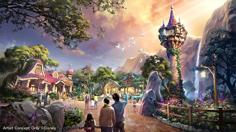 Rapunzel’s Forest preview at Tokyo DisneySea