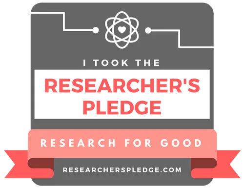 https://medium.com/ashleywarrenresearch/the-researchers-pledge-1079f0fd3b9