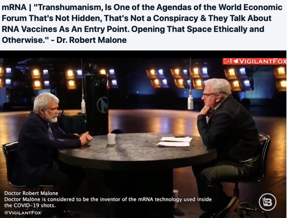 Is Dr. Malone Invested in Humanity or Transhumanism?