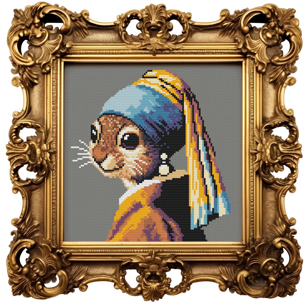 Squirrel With A Pearl Earring--my new obsession!