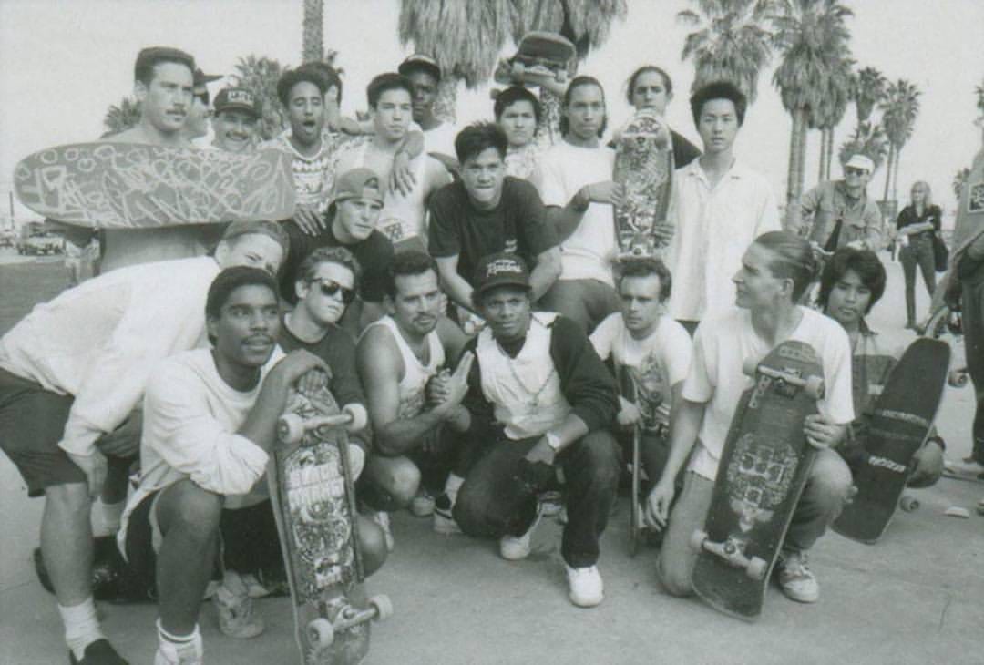 Hip-Hop Photo Museum — Eazy-E chillin' with the OG Venice Skate posse in...