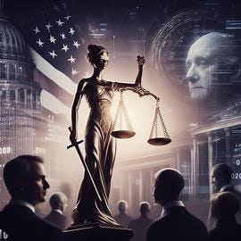 Scales of Justice with an executive order from the last US president on one side and the European Parliament Proposal for AI on the other. . Image 3 of 4