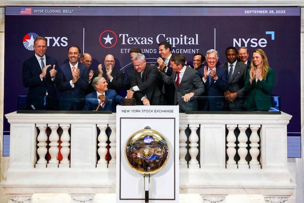 Gov. Greg Abbott trumpets launch of Texas equity index at New York Stock  Exchange | Texas News | San Antonio | San Antonio Current