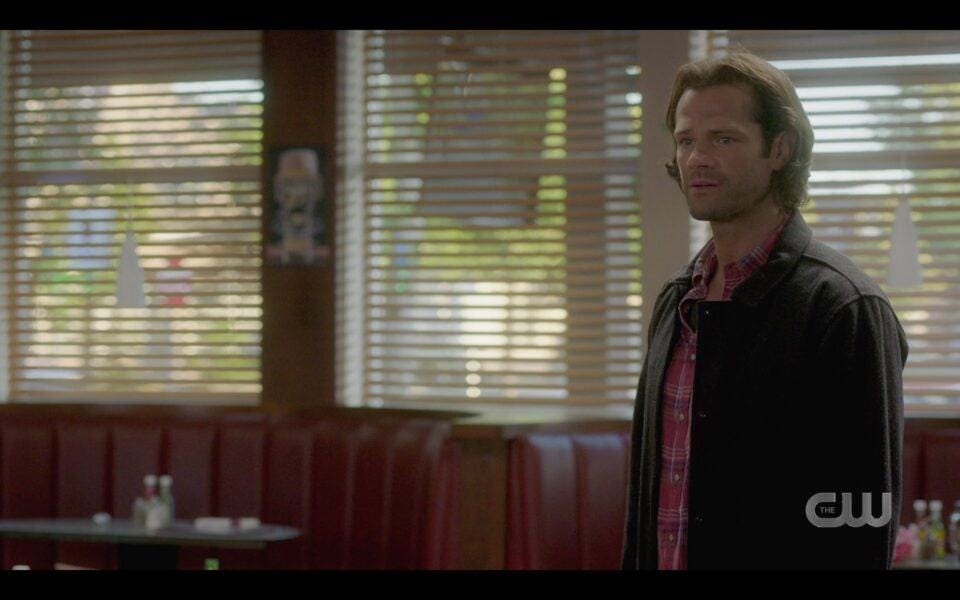 SPN Sam Winchester guilty for trying to rewrite chuck and hurting world 1519