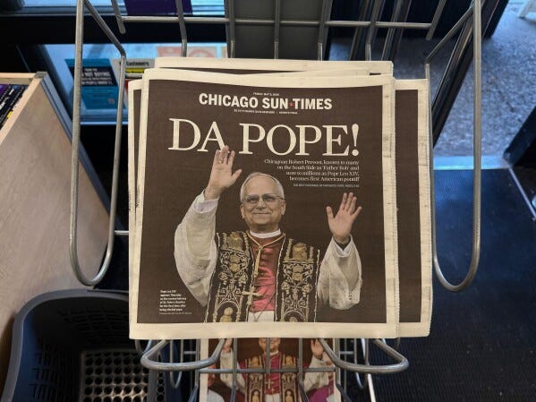 Pope Leo XIV's Chicago roots unleash spate of holy humor | AP News