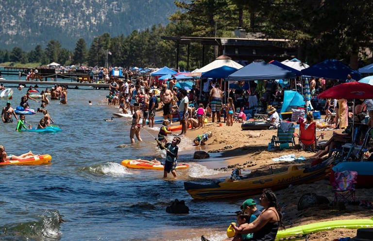 Under a proposal introduced by a resident in May 2023, South Lake Tahoe and the rest of El Dorado County would secede from California to become a new U.S. state.