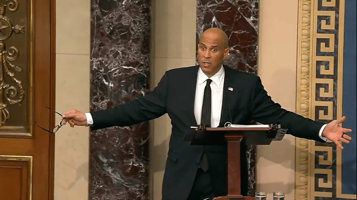 ‘Not normal times': Sen. Cory Booker launches all-night filibuster to  protest Trump agenda