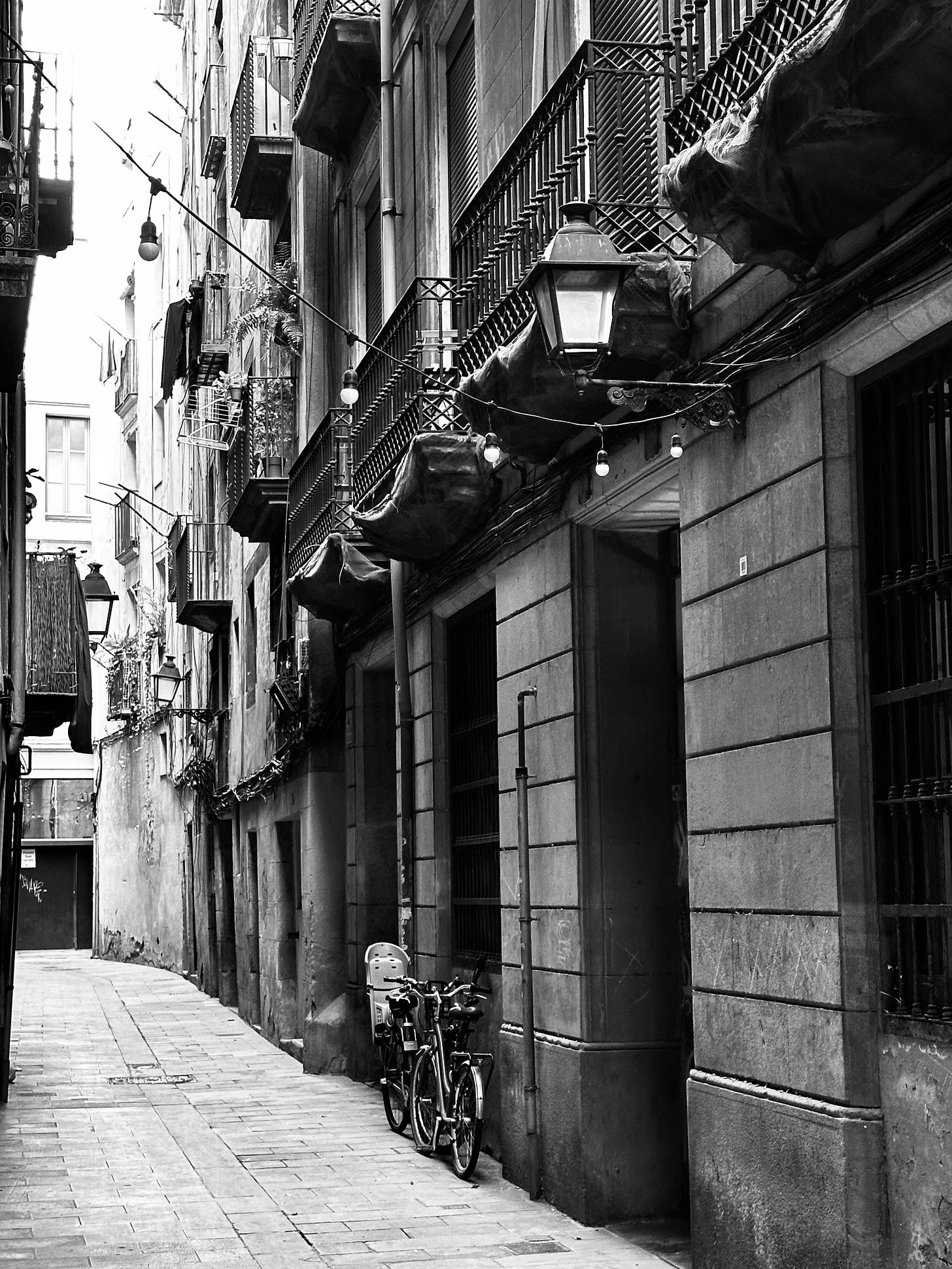 Monochrome photography from Barcelona in Spain