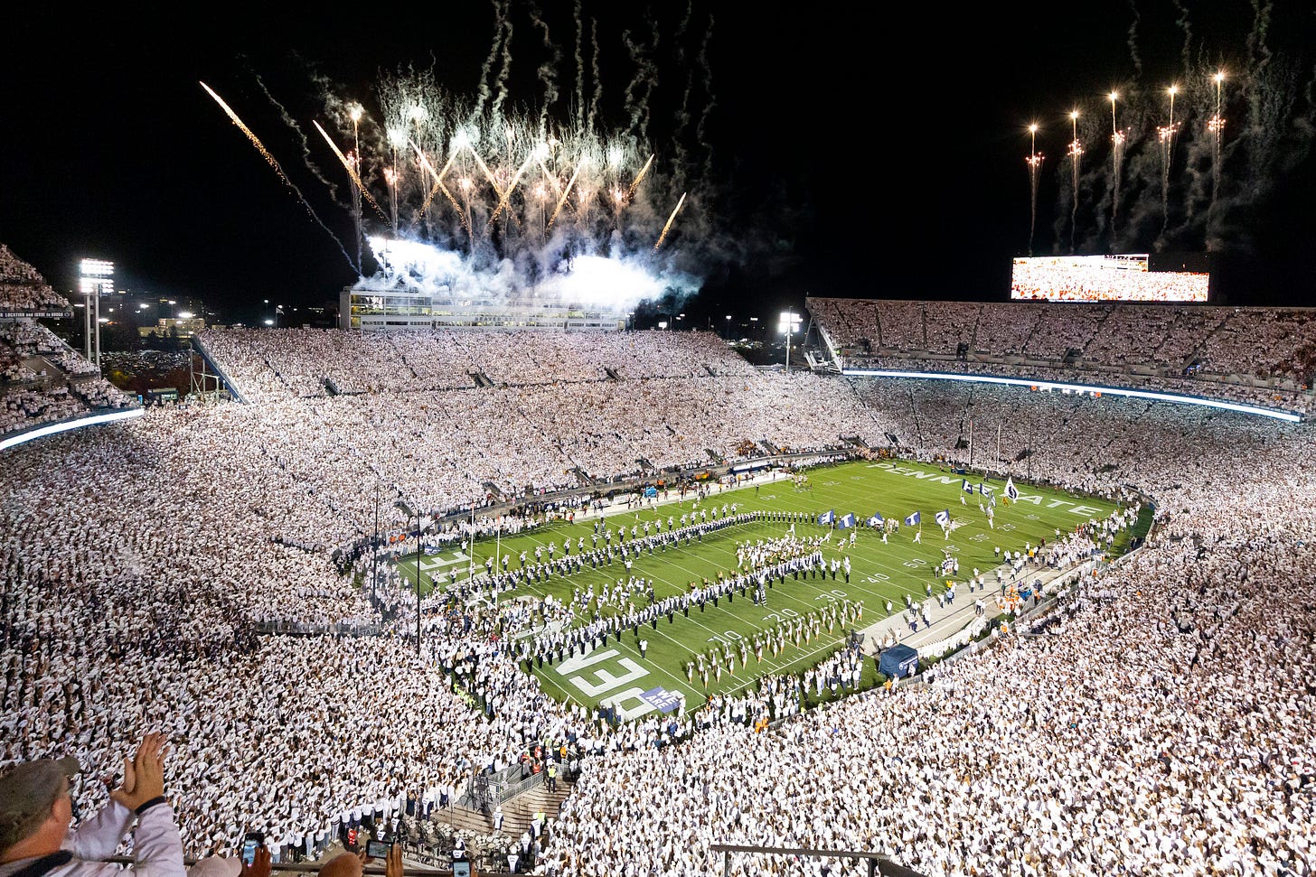 Penn State football announces White Out, Stripe Out games ...